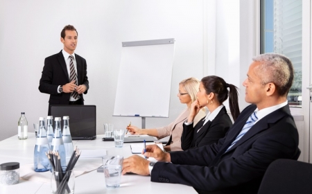 Директор на тренинге